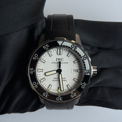 IWC Aquatimer 44mm White Dial Watch Ref# IW356806 - Happy Jewelers Fine Jewelry Lifetime Warranty