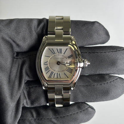 Cartier Roadster 31mm Silver Dial Watch Ref# W62016V3 - Happy Jewelers Fine Jewelry Lifetime Warranty