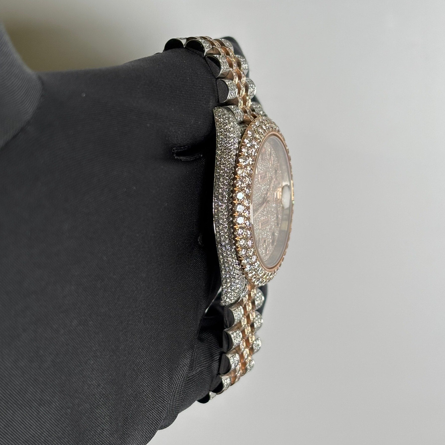 Rolex Datejust 41mm Pave Dial Watch Ref# 126331 - Happy Jewelers Fine Jewelry Lifetime Warranty