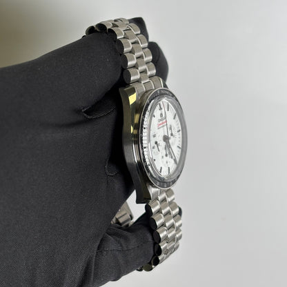 Omega Speedmaster 42mm White Dial Watch Ref# 310.30.42.50.04.001 - Happy Jewelers Fine Jewelry Lifetime Warranty