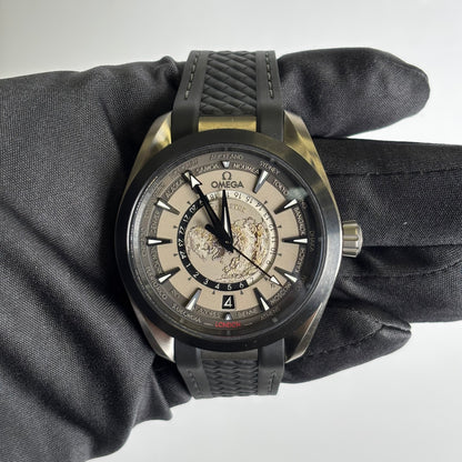 Omega Aqua Terra 43mm Grey Dial Watch Ref# 220.92.43.22.99.001 - Happy Jewelers Fine Jewelry Lifetime Warranty