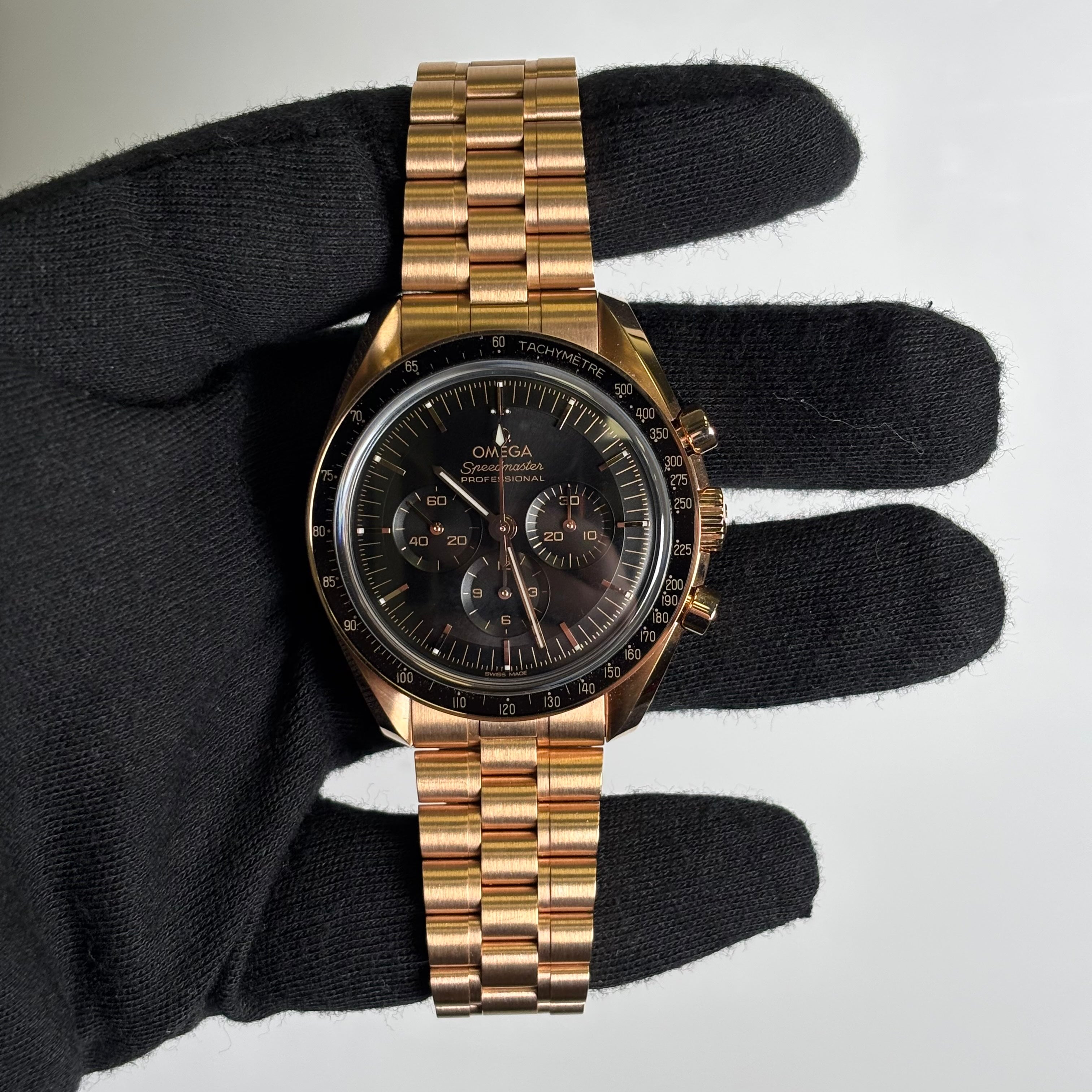 Omega Speedmaster 42mm Black Dial Watch Ref# 310.60.42.50.01.001 - Happy Jewelers Fine Jewelry Lifetime Warranty