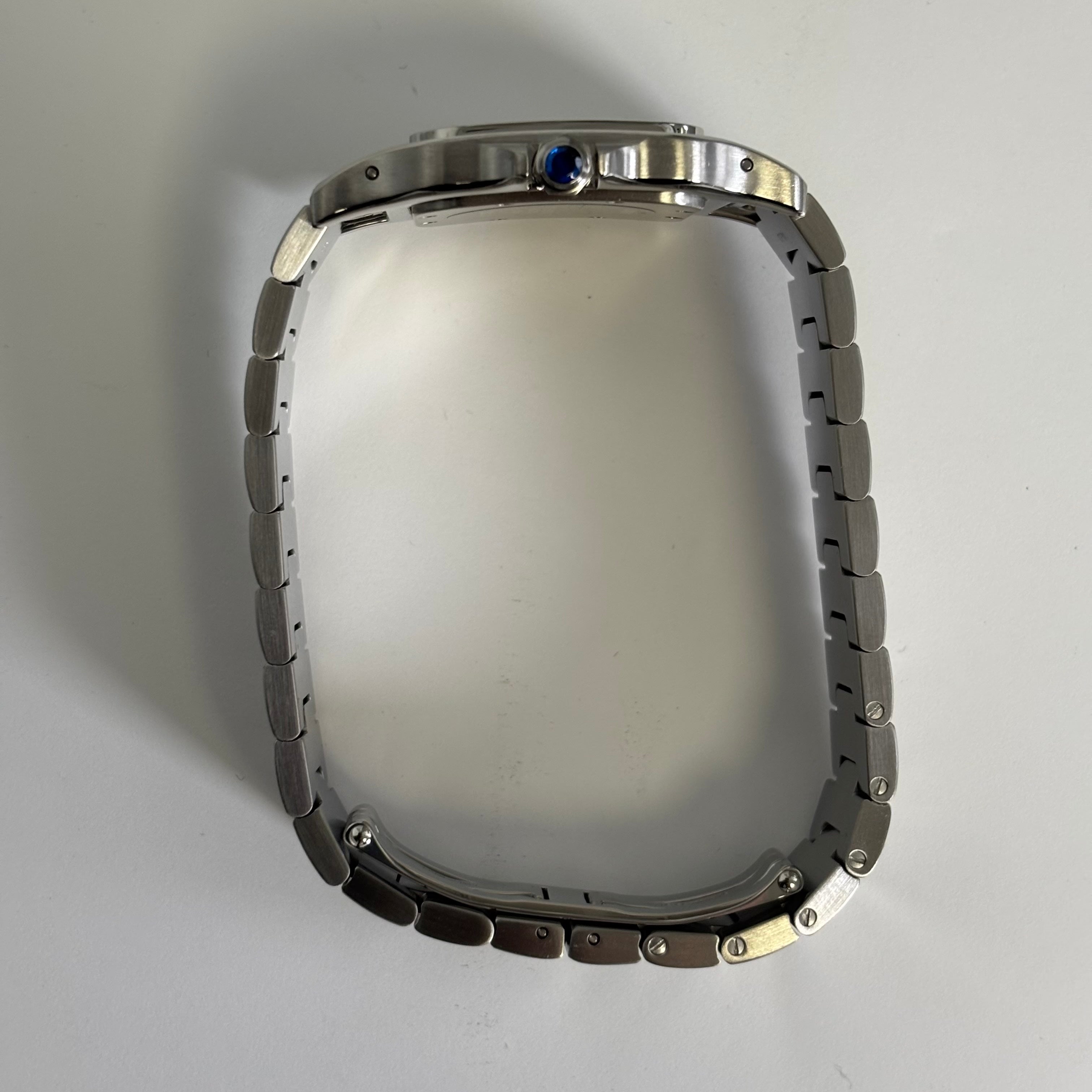 Cartier Santos 29mm White Dial Watch Ref# W20060D6 - Happy Jewelers Fine Jewelry Lifetime Warranty