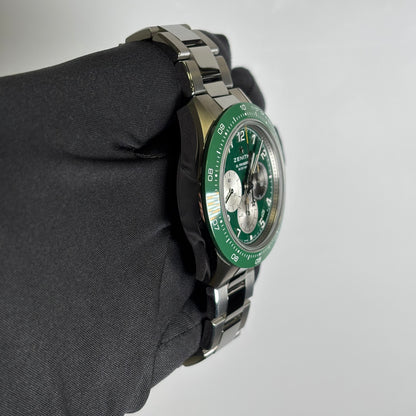 Zenith Choronomaster 41mm Green Dial Watch Ref# 03.3117.3600/56.M3100 - Happy Jewelers Fine Jewelry Lifetime Warranty