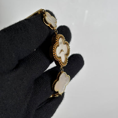 Van Cleef & Arpels Alhambra 26mm MOP Dial Watch Ref# HH46130 - Happy Jewelers Fine Jewelry Lifetime Warranty