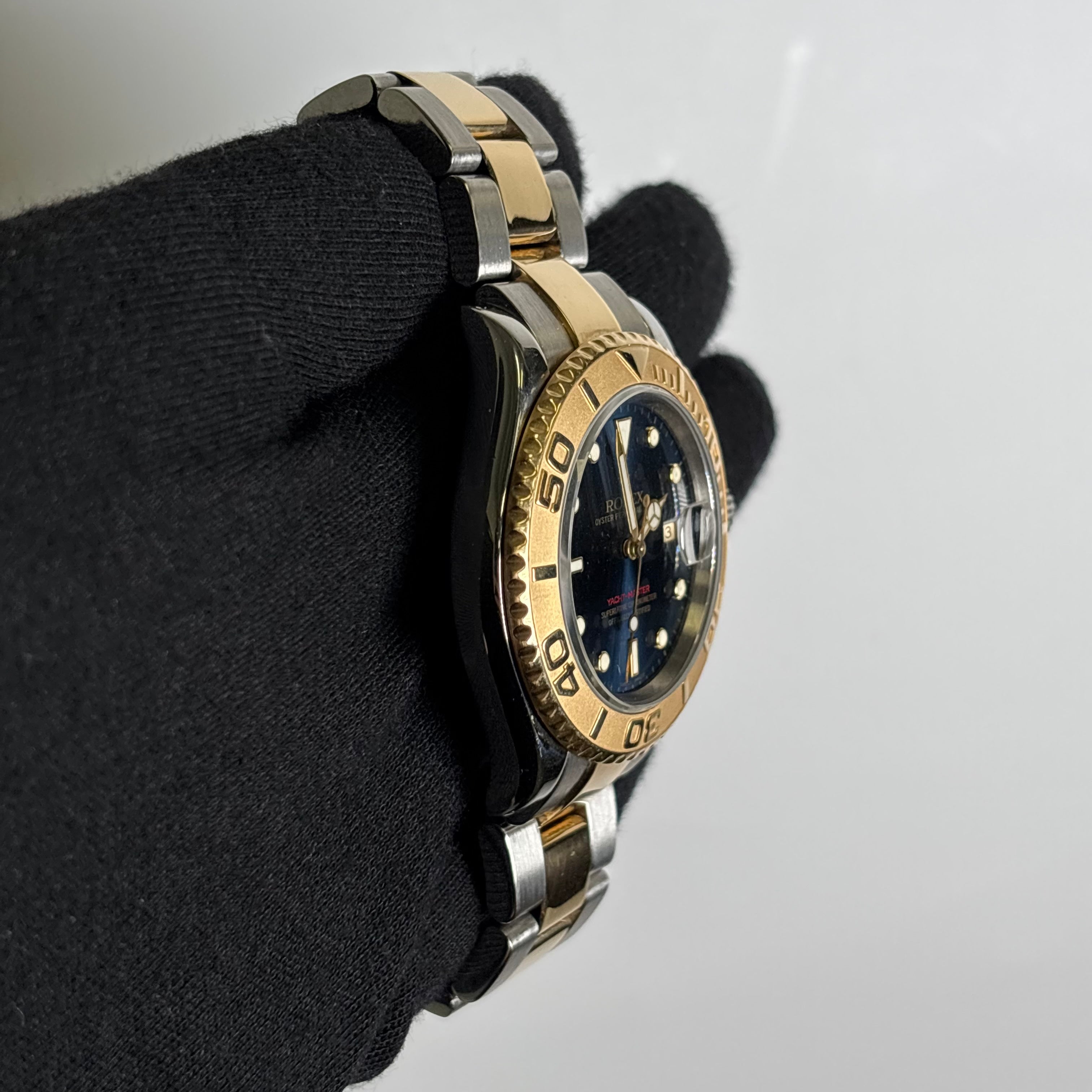 Rolex Yacht-Master 40mm Blue Dial Watch Ref# 16623 - Happy Jewelers Fine Jewelry Lifetime Warranty