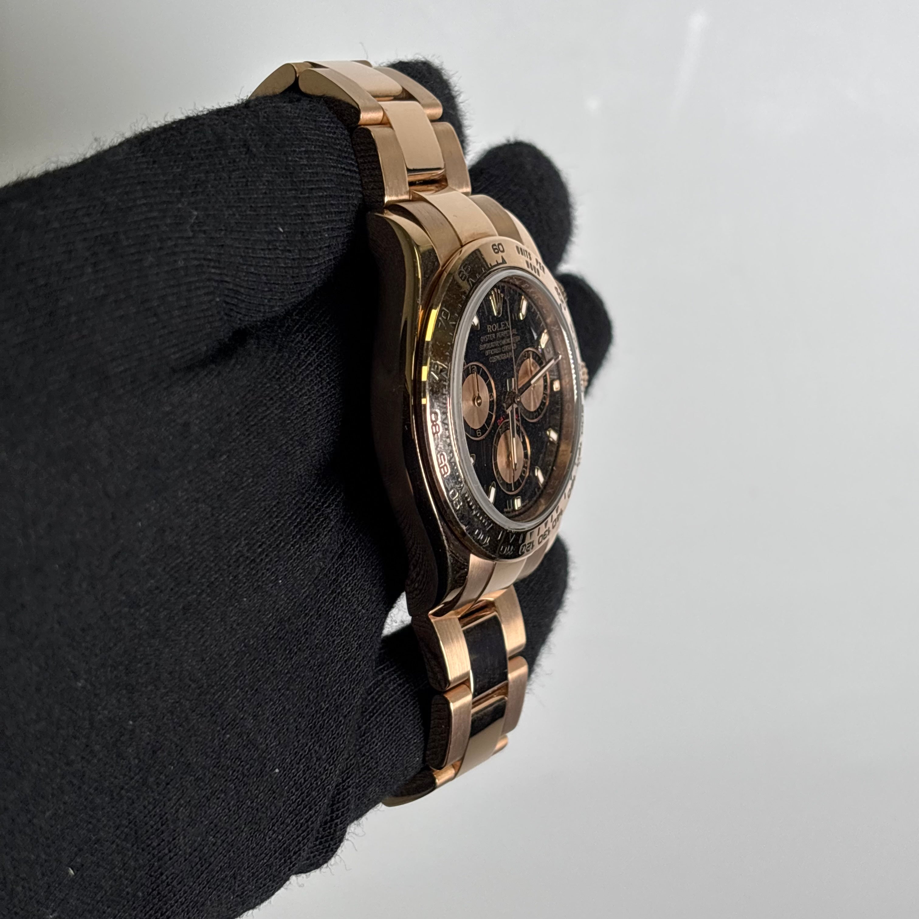 Rolex Daytona 40mm Black Dial Watch Ref# 116505 - Happy Jewelers Fine Jewelry Lifetime Warranty