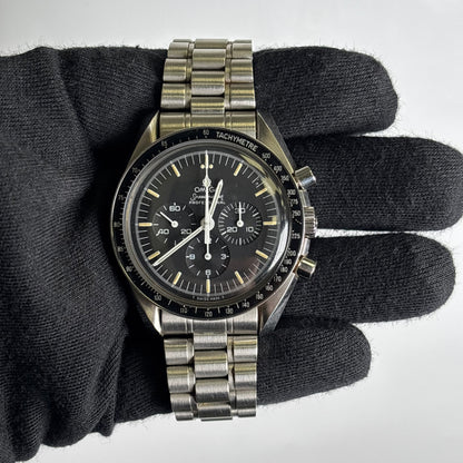 Omega Speedmaster 42mm Black Dial Watch Ref# 145.022 - Happy Jewelers Fine Jewelry Lifetime Warranty