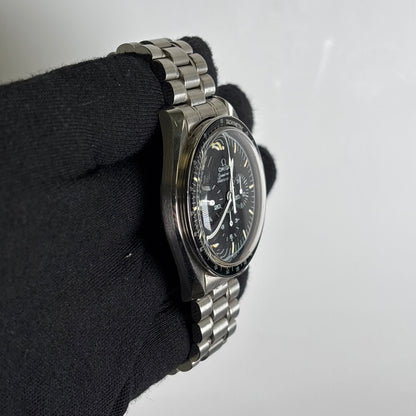 Omega Speedmaster 42mm Black Dial Watch Ref# 145.022 - Happy Jewelers Fine Jewelry Lifetime Warranty