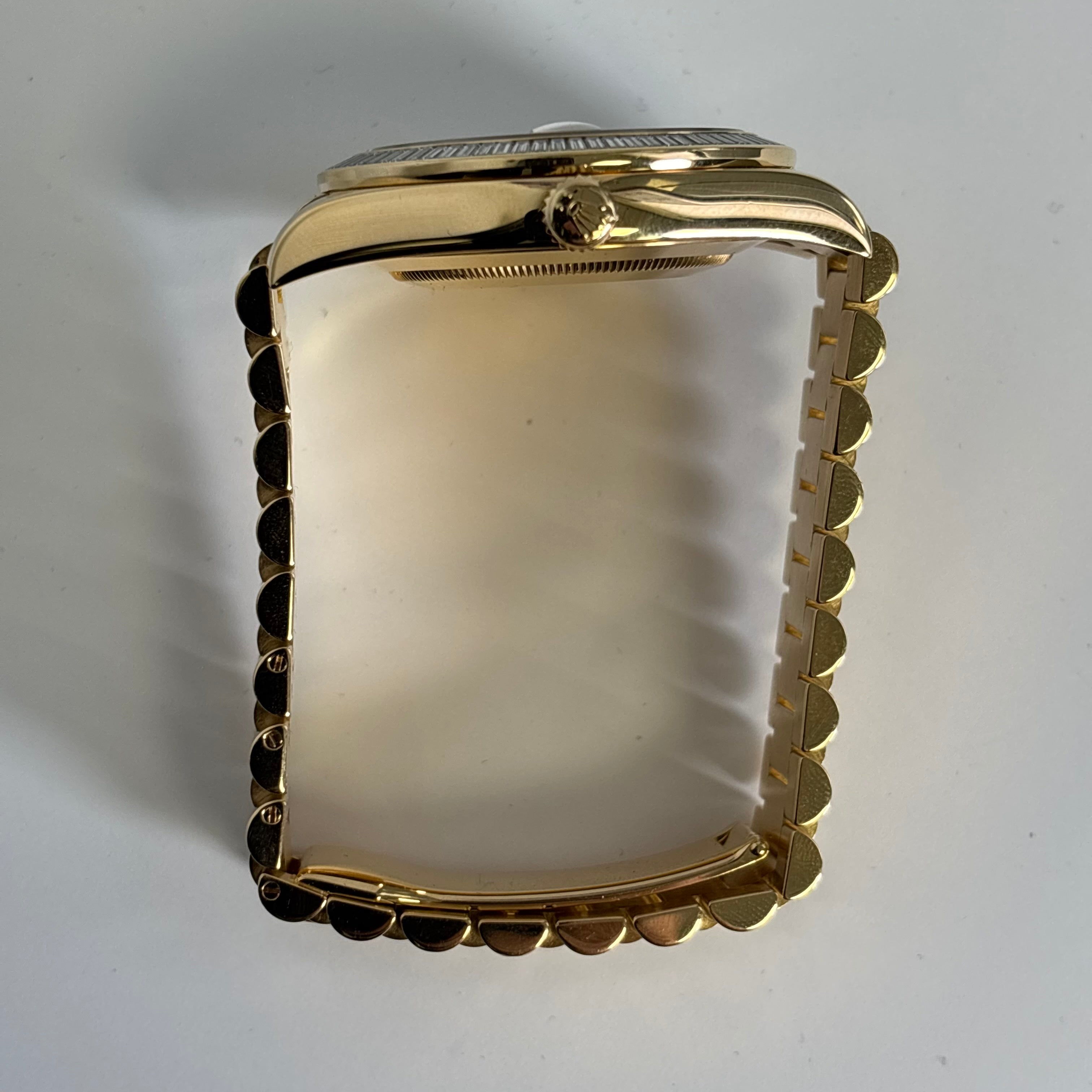 Rolex Day-Date 41mm Champagne Dial Watch Ref# 218398BR - Happy Jewelers Fine Jewelry Lifetime Warranty