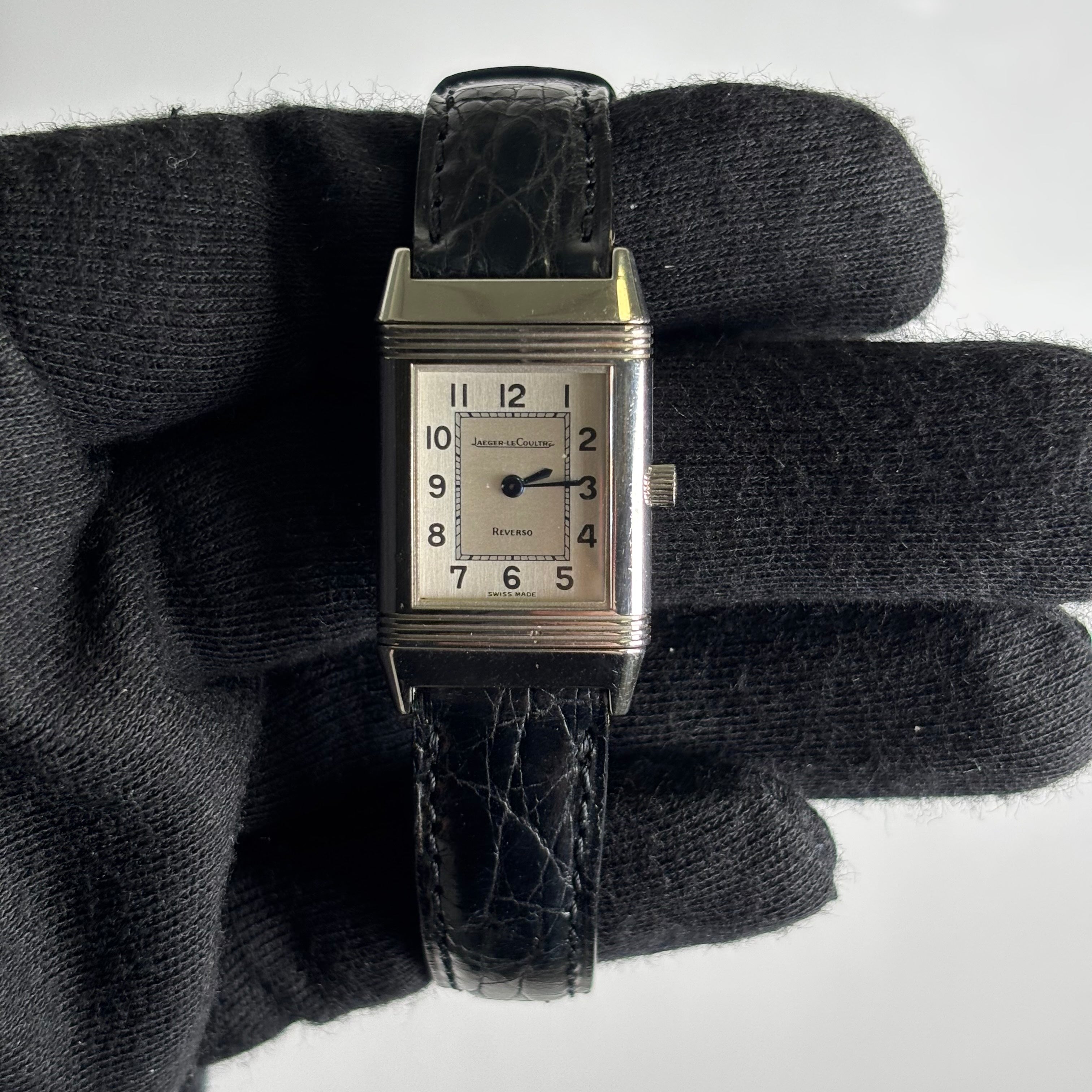 Jaeger-LeCoultre Reverso 20mm Silver Dial Watch Ref# 261.8.86 - Happy Jewelers Fine Jewelry Lifetime Warranty