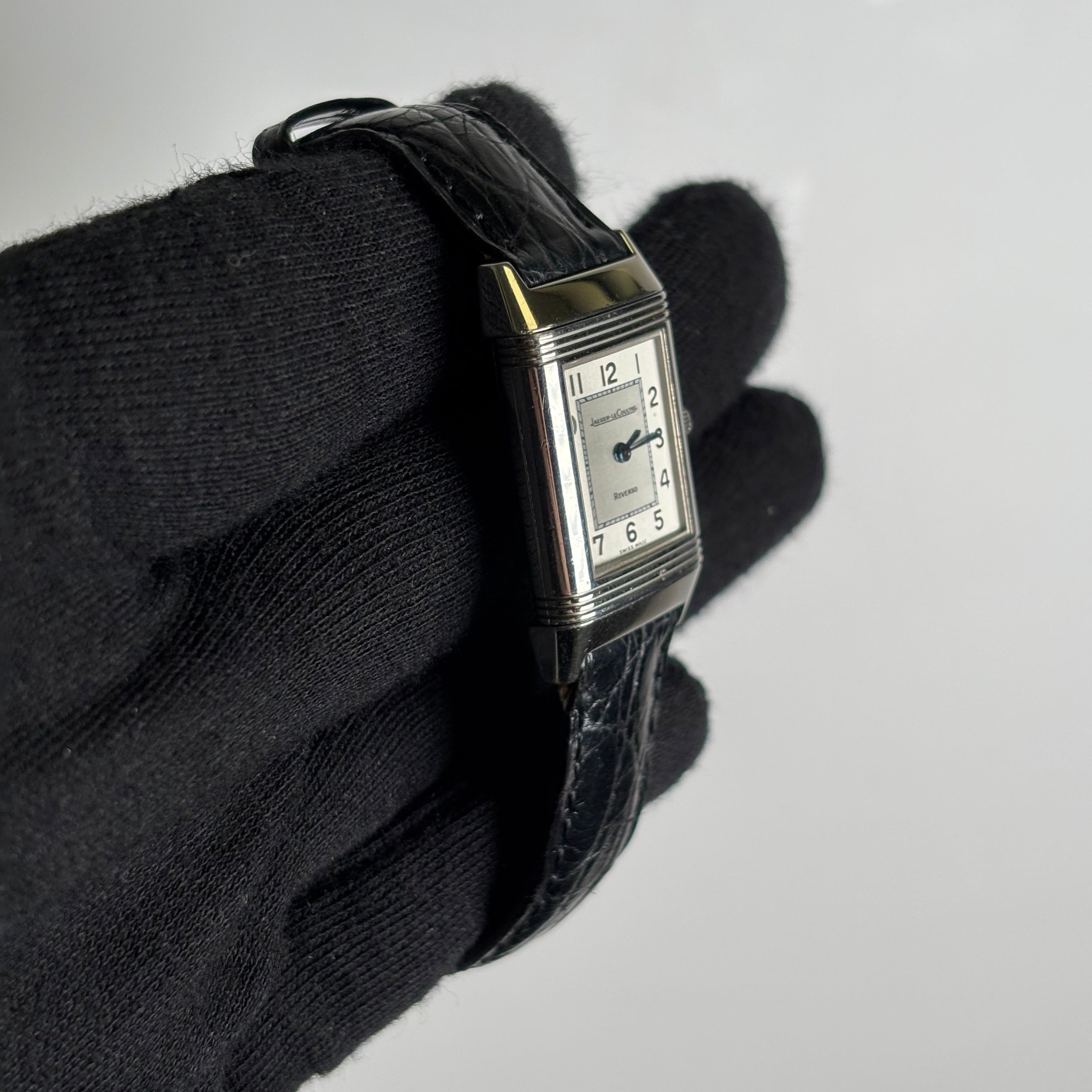 Jaeger-LeCoultre Reverso 20mm Silver Dial Watch Ref# 261.8.86 - Happy Jewelers Fine Jewelry Lifetime Warranty