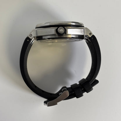 Audemars Piguet Royal Oak 42mm Black Dial Watch Ref# 15710ST.OO.A002CA.01 - Happy Jewelers Fine Jewelry Lifetime Warranty