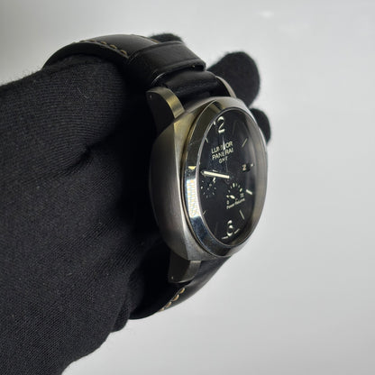 Panerai Luminor 44mm Black Dial Watch Ref# PAM00321 - Happy Jewelers Fine Jewelry Lifetime Warranty