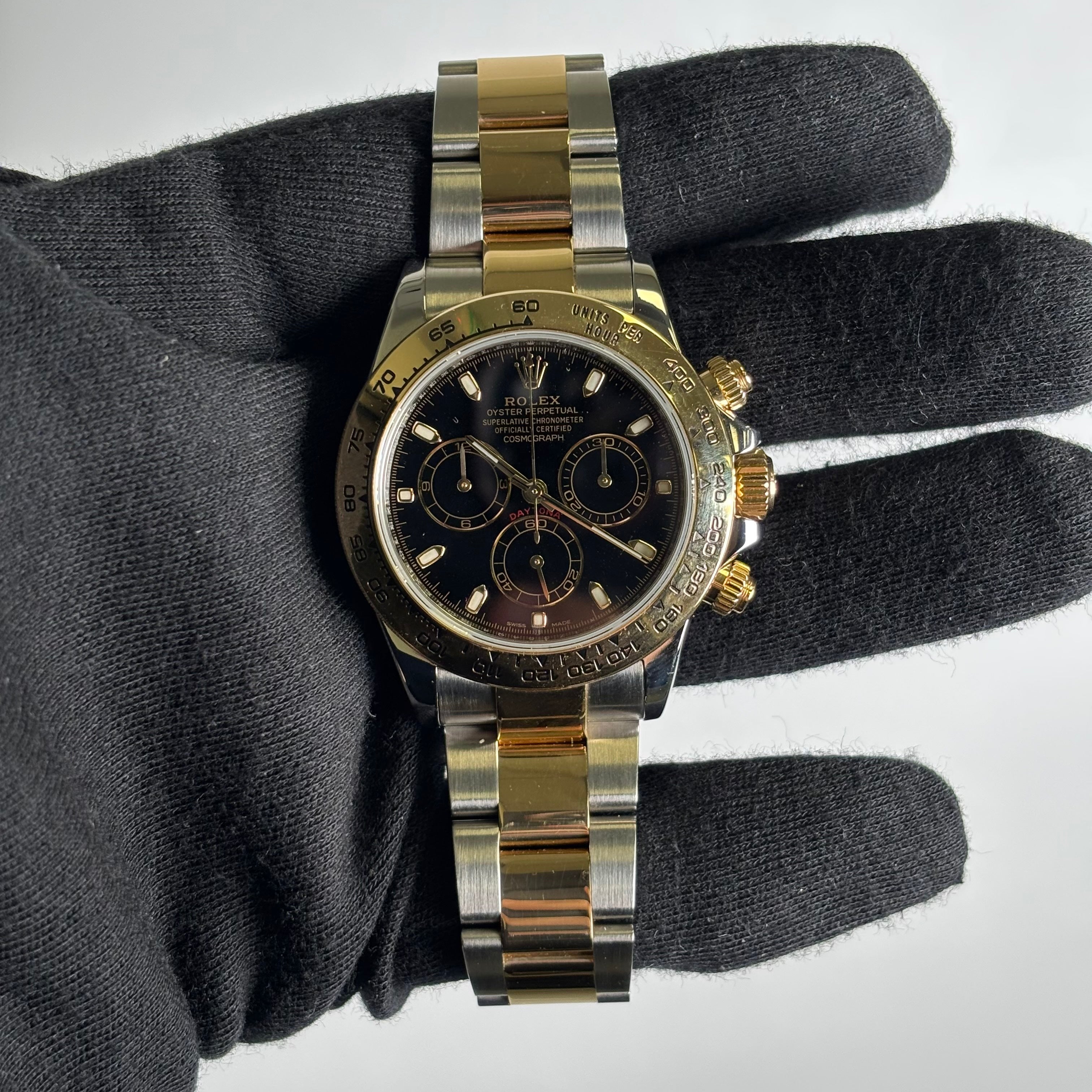 Rolex Daytona 40mm Black Dial Watch Ref# 116503 - Happy Jewelers Fine Jewelry Lifetime Warranty