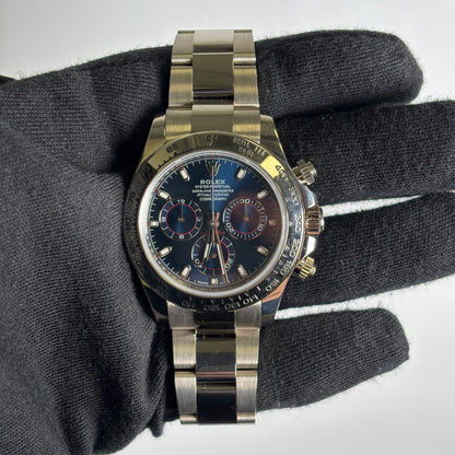 Rolex Daytona 40mm Blue Dial Watch Ref# 116509 - Happy Jewelers Fine Jewelry Lifetime Warranty