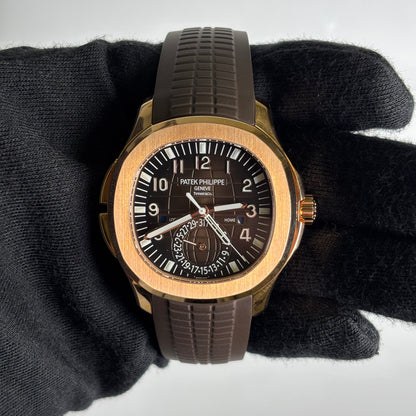 Patek Philippe Aquanaut TIFFANY STAMPED 40mm Brown Dial Watch Ref# 5164R-001 - Happy Jewelers Fine Jewelry Lifetime Warranty