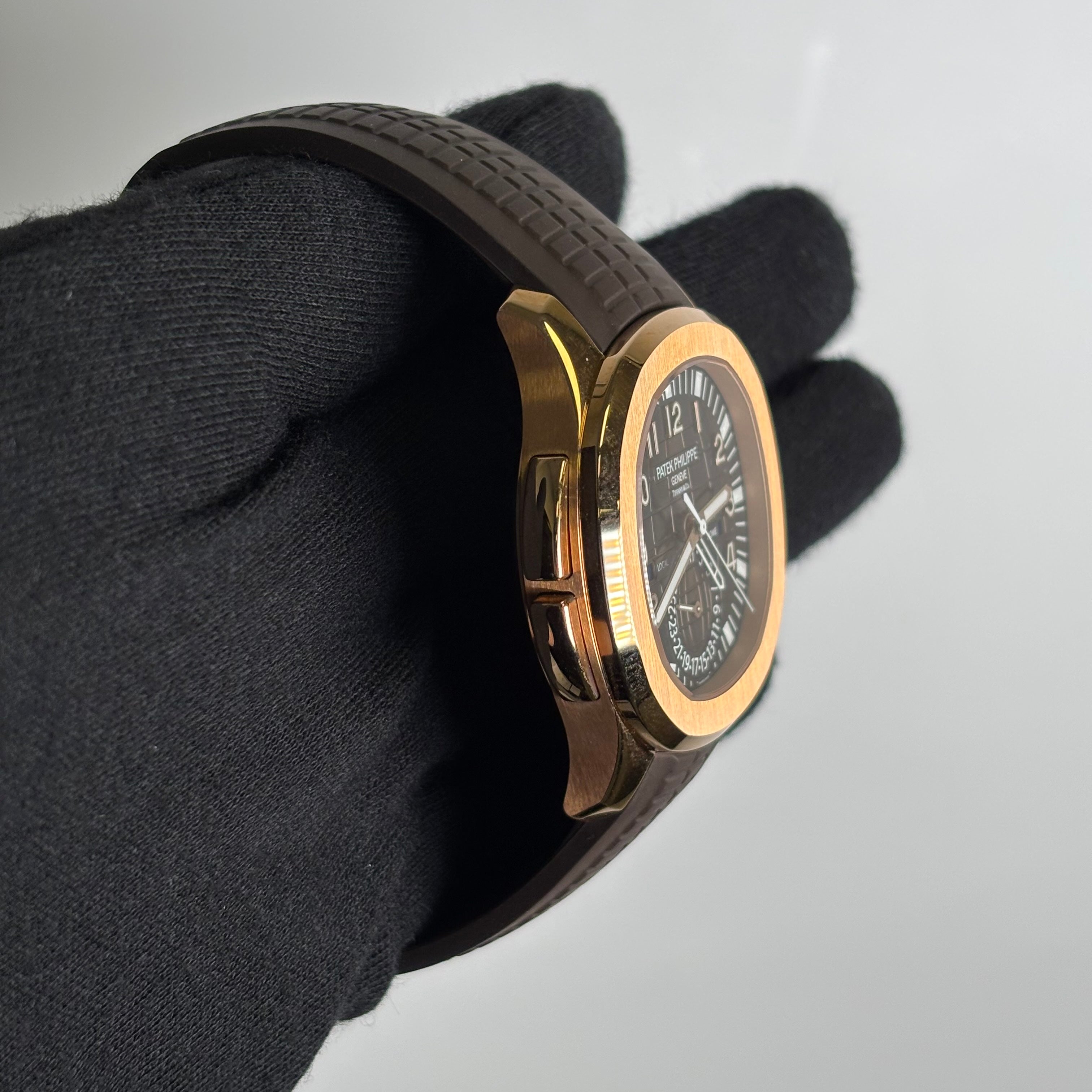 Patek Philippe Aquanaut TIFFANY STAMPED 40mm Brown Dial Watch Ref# 5164R-001 - Happy Jewelers Fine Jewelry Lifetime Warranty