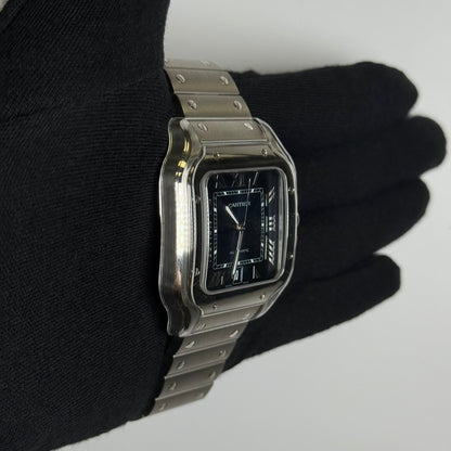 Cartier Santos 40mm Blue Dial Watch Ref# WSSA0071 - Happy Jewelers Fine Jewelry Lifetime Warranty