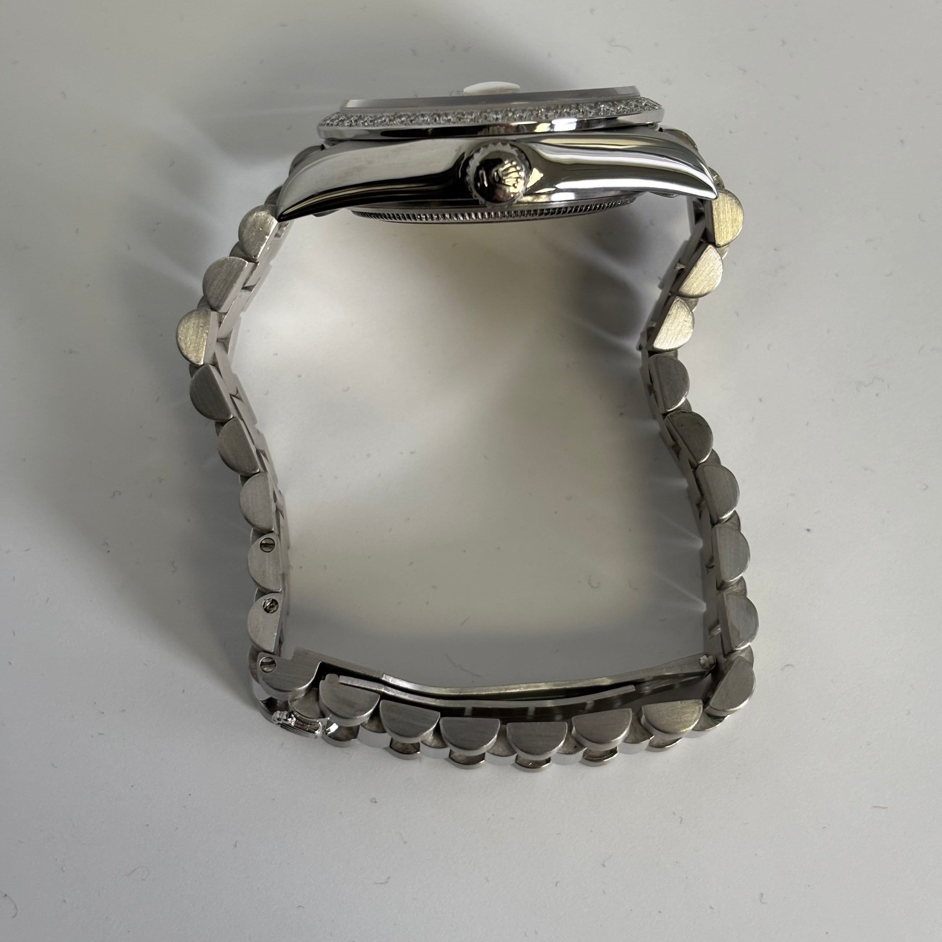 Rolex Day-Date 36mm Silver Dial Watch Ref# 18046 - Happy Jewelers Fine Jewelry Lifetime Warranty