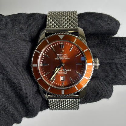 Breitling Superocean 46mm Bronze Dial Watch Ref# A17320 - Happy Jewelers Fine Jewelry Lifetime Warranty