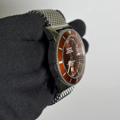 Breitling Superocean 46mm Bronze Dial Watch Ref# A17320 - Happy Jewelers Fine Jewelry Lifetime Warranty