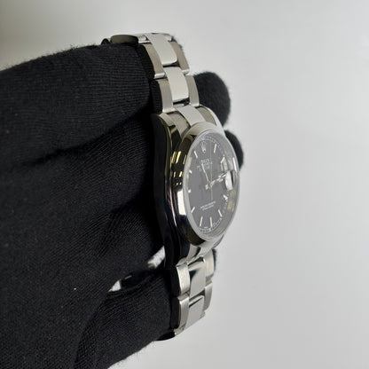 Rolex Datejust 36mm Black Dial Watch Ref# 116200 - Happy Jewelers Fine Jewelry Lifetime Warranty