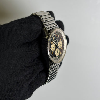 Breitling Navitimer 38mm Black Dial Watch Ref# A33030 - Happy Jewelers Fine Jewelry Lifetime Warranty