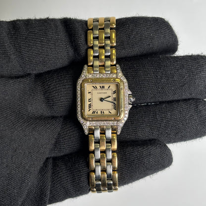 Cartier Panthere 22mm Ivory Roman Dial Watch - Happy Jewelers Fine Jewelry Lifetime Warranty