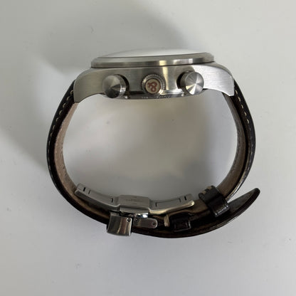 Bell & Ross Vintage 42mm Cream Dial Watch Ref# 126.XL - Happy Jewelers Fine Jewelry Lifetime Warranty