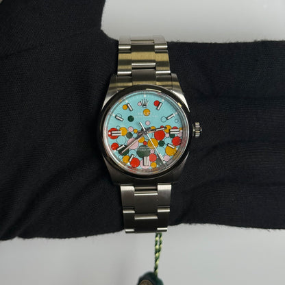 Rolex Oyster Perpetual 36mm Celebration Dial Watch Ref# 126000 - Happy Jewelers Fine Jewelry Lifetime Warranty