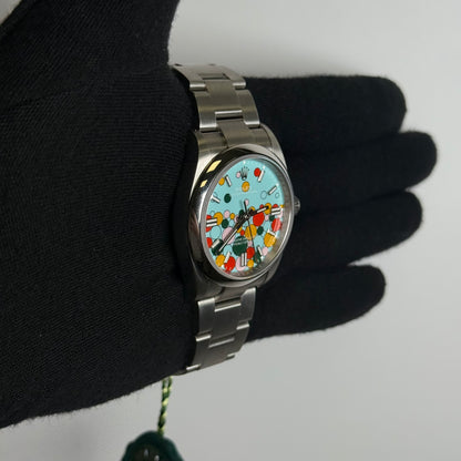 Rolex Oyster Perpetual 36mm Celebration Dial Watch Ref# 126000 - Happy Jewelers Fine Jewelry Lifetime Warranty