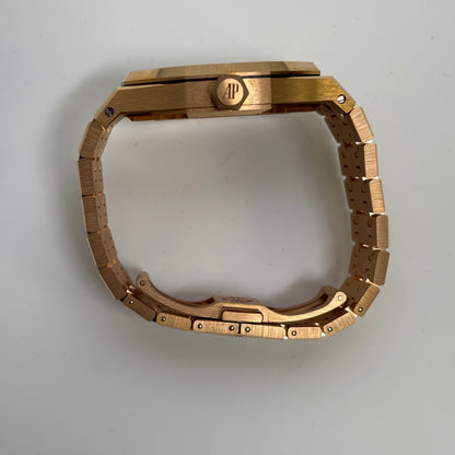 Audemars Piguet Royal Oak 37mm Blue Dial Watch Ref# 15551OR.ZZ.1356OR.02 - Happy Jewelers Fine Jewelry Lifetime Warranty