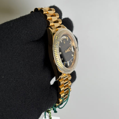 Rolex Day-Date 40mm Onyx Dial Watch Ref# 228238 - Happy Jewelers Fine Jewelry Lifetime Warranty
