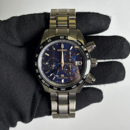 Grand Seiko Spring Drive 43mm Blue Dial Watch Ref# SBGC003 - Happy Jewelers Fine Jewelry Lifetime Warranty
