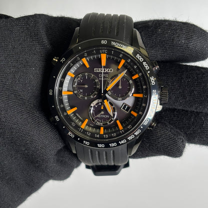 Seiko Astron 45mm Black Dial Watch Ref# SSE017 - Happy Jewelers Fine Jewelry Lifetime Warranty
