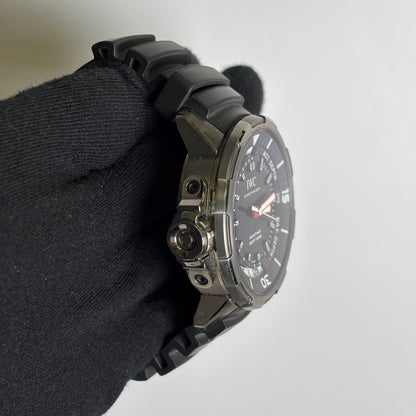 IWC Aquatimer 46mm Black Dial Watch Ref# IW355701 - Happy Jewelers Fine Jewelry Lifetime Warranty