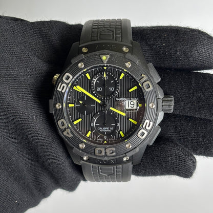 Tag Heuer Aquaracer 44mm Black Dial Watch Ref# CAJ2180 - Happy Jewelers Fine Jewelry Lifetime Warranty