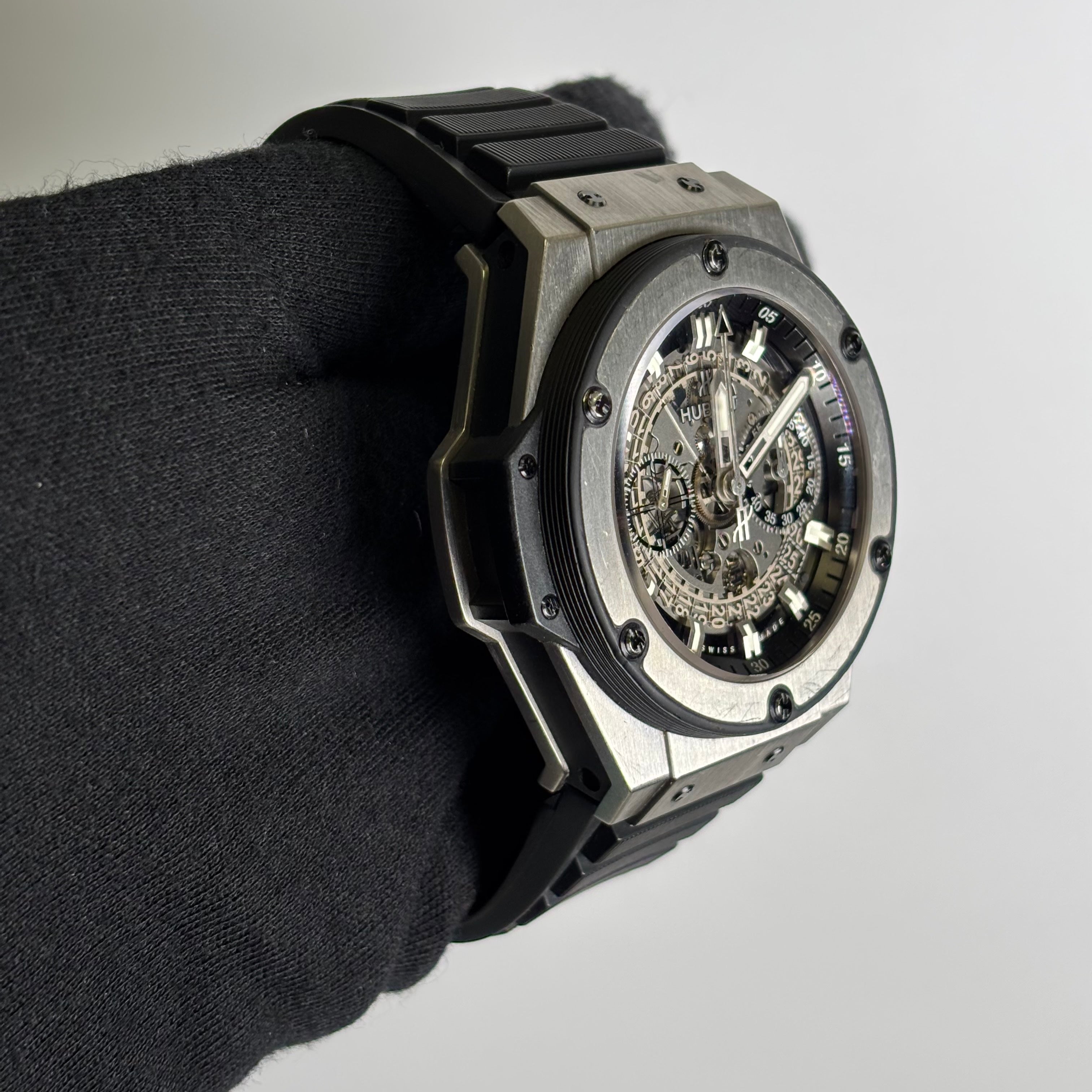 Hublot Big Bang 48mm Black Dial Watch Ref# 701.NX.0170.RX - Happy Jewelers Fine Jewelry Lifetime Warranty