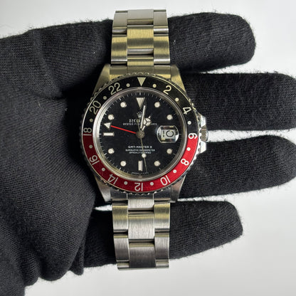 Rolex GMT-Master II 40mm Black Dial Watch Ref# 16760 - Happy Jewelers Fine Jewelry Lifetime Warranty