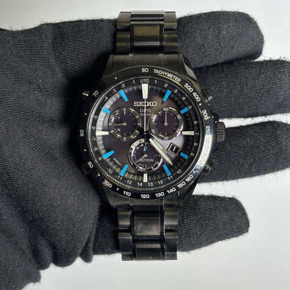 Seiko Astron 45mm Black Dial Watch Ref# SSE013 - Happy Jewelers Fine Jewelry Lifetime Warranty
