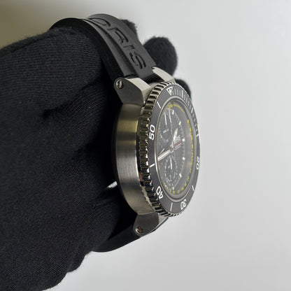 Oris Aquis 47.5mm Black Dial Watch Ref# 77477084154RS - Happy Jewelers Fine Jewelry Lifetime Warranty