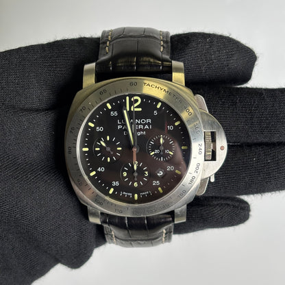 Panerai Luminor 44mm Black Dial Watch Ref# PAM00250 - Happy Jewelers Fine Jewelry Lifetime Warranty