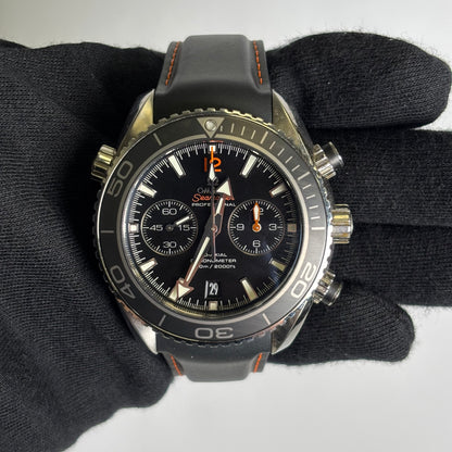 Omega Seamaster 45.5mm Black Dial Watch Ref# 232.32.46.51.01.005 - Happy Jewelers Fine Jewelry Lifetime Warranty
