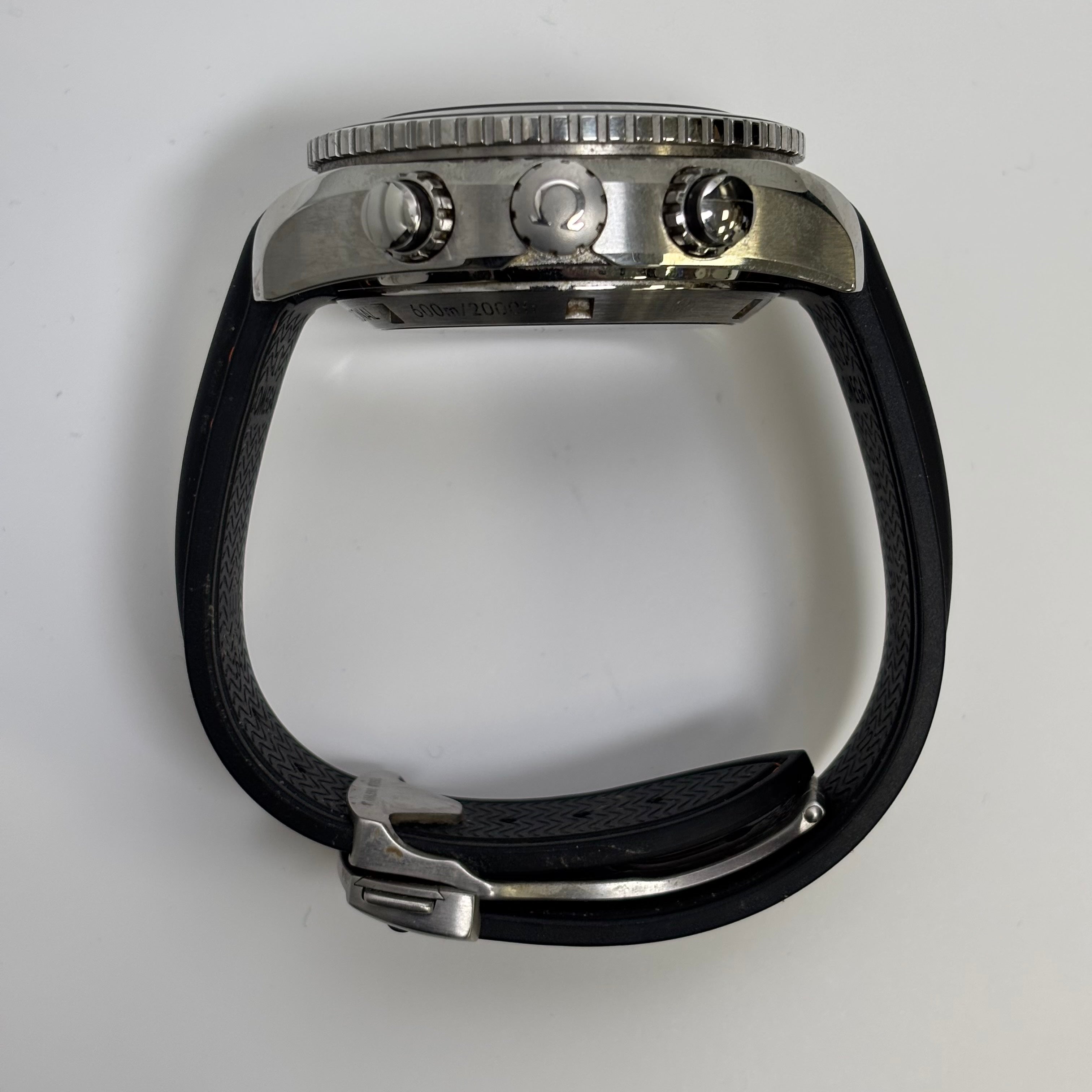 Omega Seamaster 45.5mm Black Dial Watch Ref# 232.32.46.51.01.005 - Happy Jewelers Fine Jewelry Lifetime Warranty