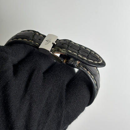 Breitling Chronomat 44mm Black Dial Watch Ref# CB0420 - Happy Jewelers Fine Jewelry Lifetime Warranty