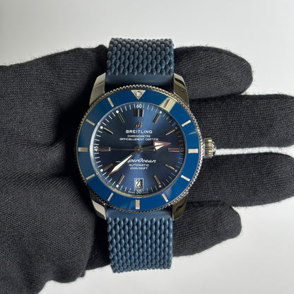 Breitling Superocean 46mm Blue Dial Watch Ref# AB2020161C1S1 - Happy Jewelers Fine Jewelry Lifetime Warranty