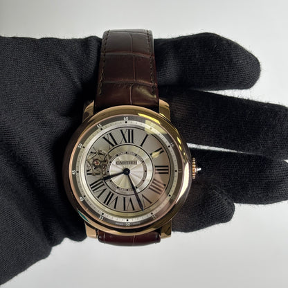 Cartier Rotonde 47mm White Dial Watch Ref# W1556205 - Happy Jewelers Fine Jewelry Lifetime Warranty