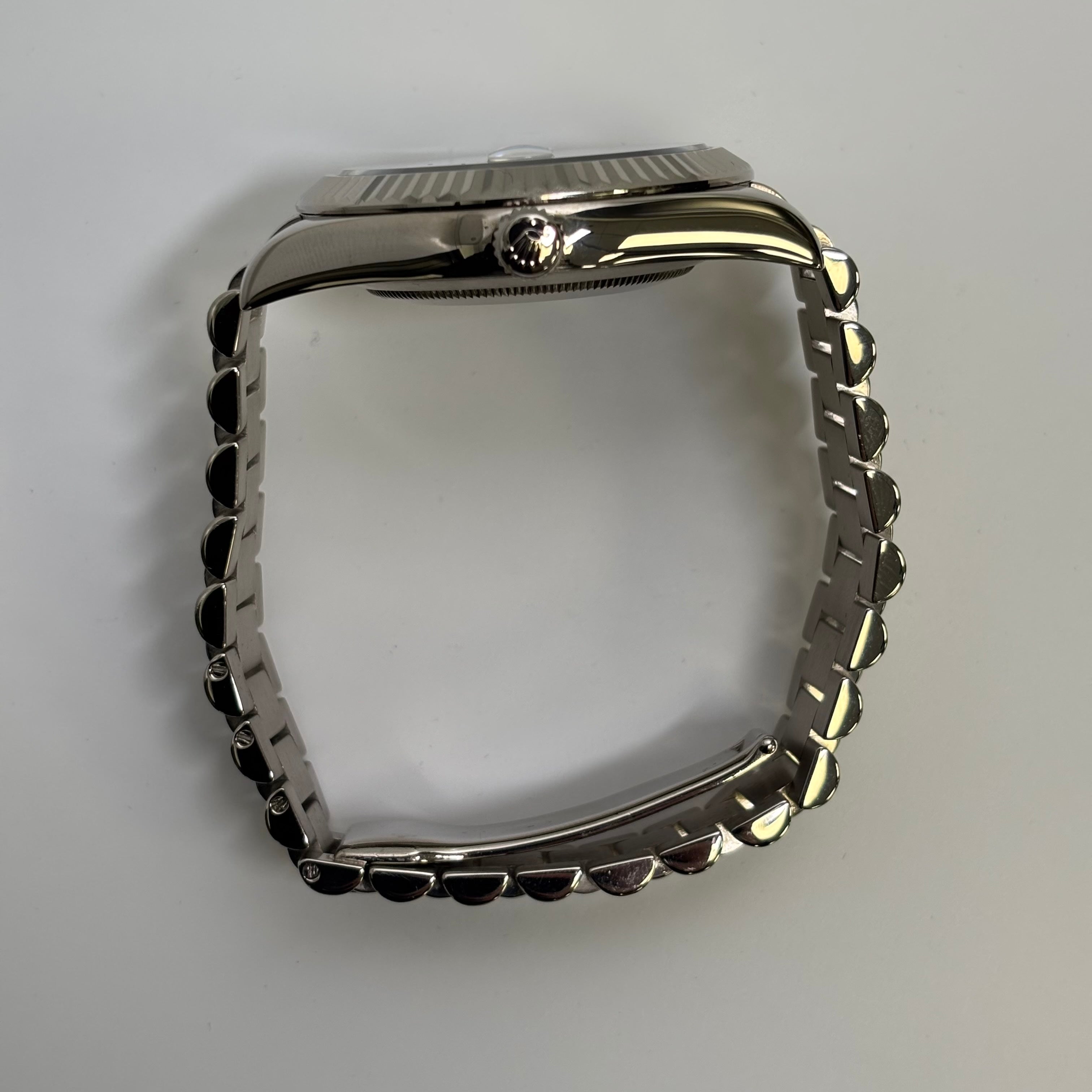 Rolex Day-Date 41mm Silver Dial Watch Ref# 218239 - Happy Jewelers Fine Jewelry Lifetime Warranty