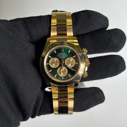 Rolex Daytona 40mm Green Dial Watch Ref# 126508 - Happy Jewelers Fine Jewelry Lifetime Warranty